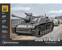 Build Army B0142 StuG lll Ausf. G Tank Destroyer (Lego Compatible Brick Model)